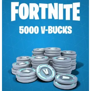 Fortnite |5000 V-Bucks