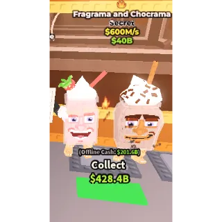 Steal a brainrot Fragrama and Chocrama 600m/s