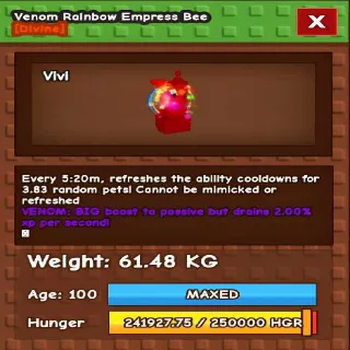Rhb Hatch Empress Bee