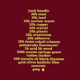 Bundle junk