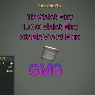 1000  violet flux