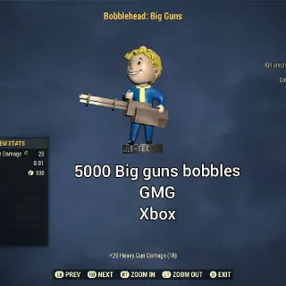 5000 Big Guns Bobbles
