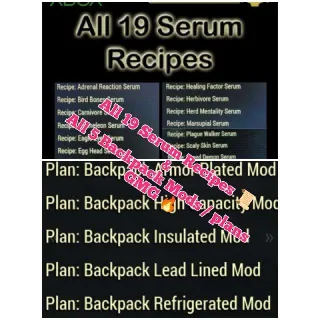 Plan | Backpack & All 19 Serum