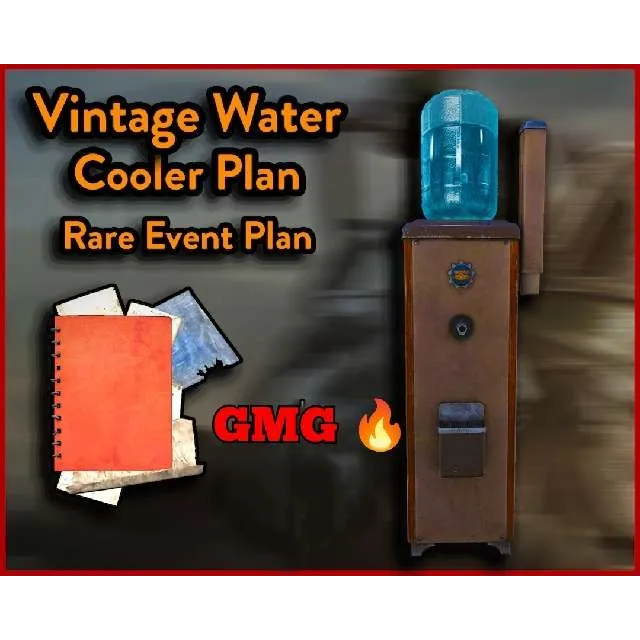 Plan Vintage water cooler Fallout 76 Game Items Gameflip