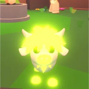 Mega Neon Highland Cow