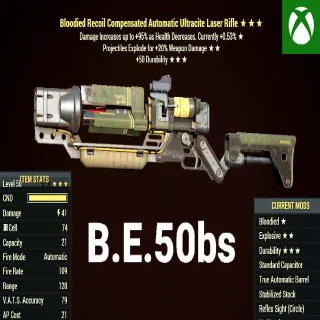 BE50bs Ultra Laser Rifle