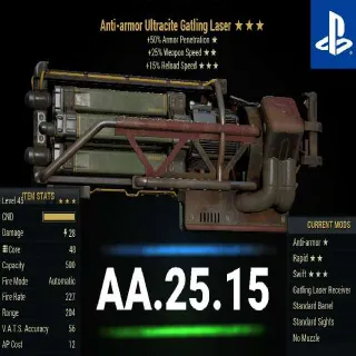 AA2515 U Gatling Laser