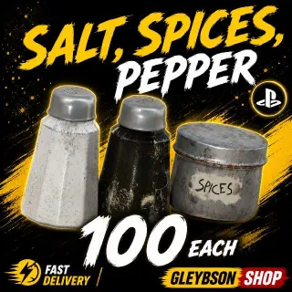 Salt , Spices , Pepper