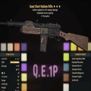 Weapon | QE1p Radium Rifle
