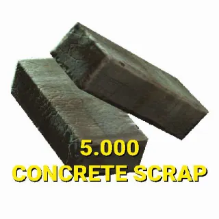 5k Concrete Scrap