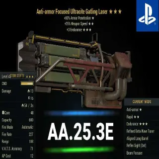 AA253E U Gatling Laser