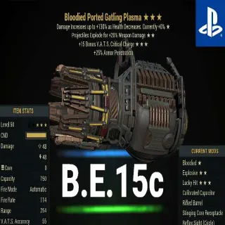 BE15c Gatling Plasma