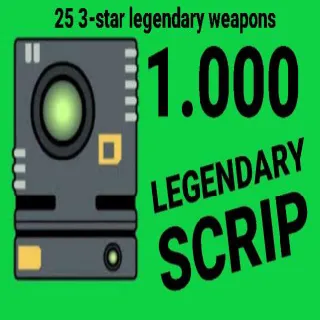 1.000 Legendary Scrip