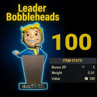 100 Leader Bobbleheads