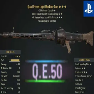 QE50dr Light Machine Gun