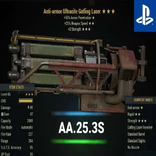 AA253S U Gatling Laser