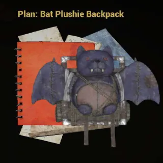 Bat Plushie Backpack