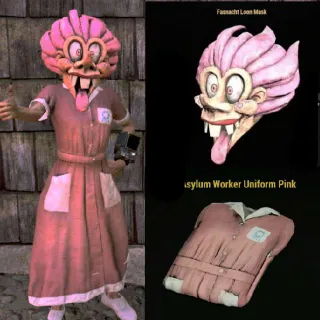 Asylum Pink + Loon Mask