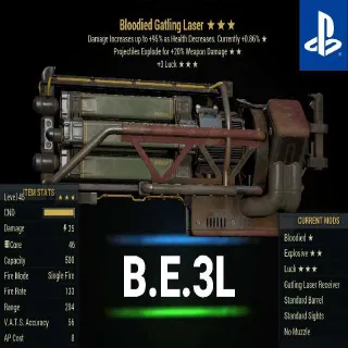 BE3L Gatling Laser