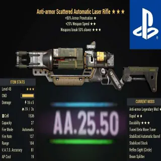 AA2550bs Laser Rifle