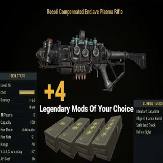 Enclave Flamer + 4 Mods