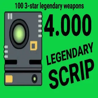 4.000 Legendary Scrip