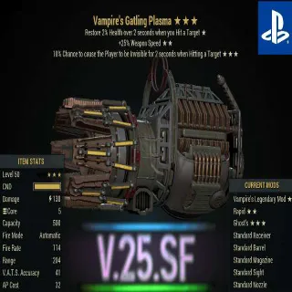 V25 SF Gatling Plasma