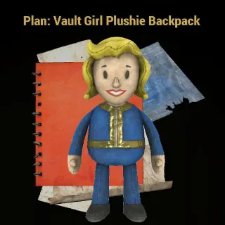 Vault Girl Plushie Backpack