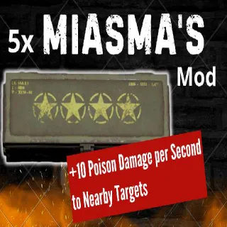 5x Miasma's MOD