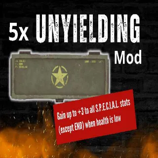 5x Unyielding MOD