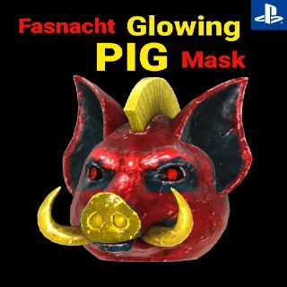 Glowing Pig Mask