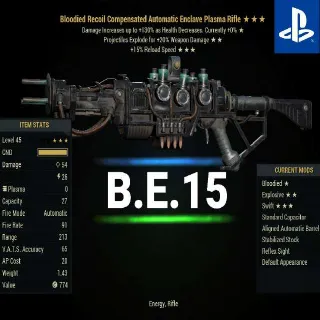 BE15 Enclave Plasma