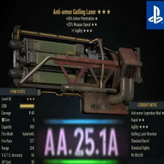 AA251A Gatling Laser