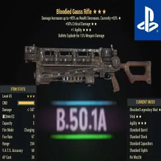 Weapon | B501A Gauss Rifle