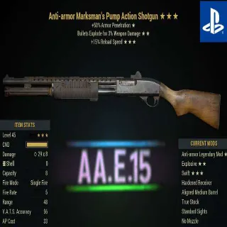 AAE15 Pump Shotgun