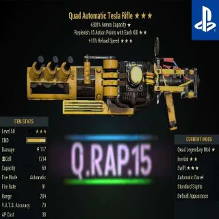QRAP15 Tesla Rifle