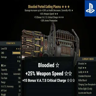 B2515c Gatling Plasma