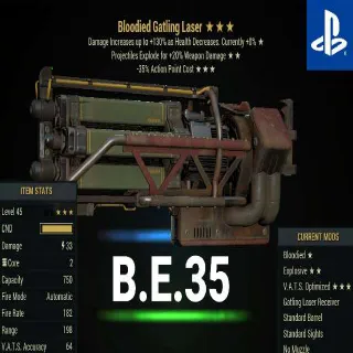 BE35 Gatling Laser