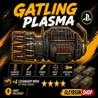 Gatling Plasma + 4 Mods