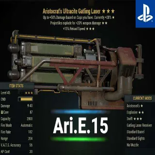 AriE15 U Gatling Laser