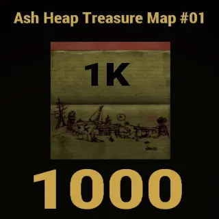 1000 Ash Heap Teasure Map #1