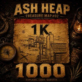 1000 Ash Heap Teasure Map #2