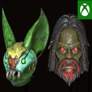 2x Fasnacht Glowing Mask