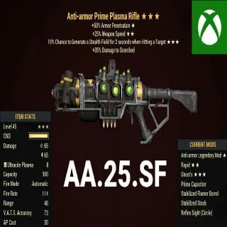 Weapon | AA25 SF Plasma Rifle