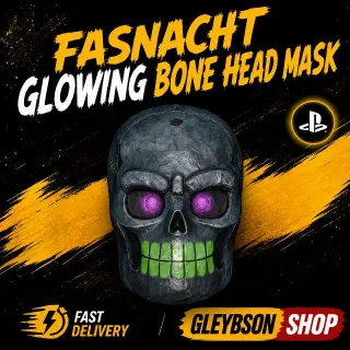 Glowing Bone Head Mask