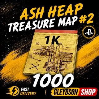 1000 Ash Heap Teasure Map #2