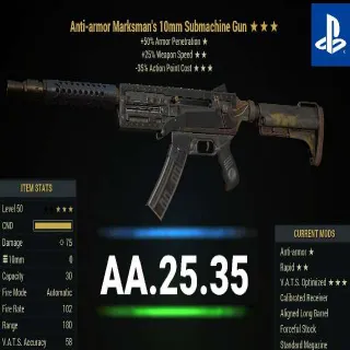 AA2535 10mm Submachine