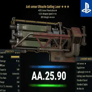 AA2590 U Gatling Laser