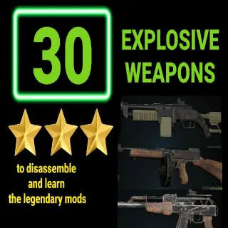 30 Explosive Weapons ⭐⭐⭐