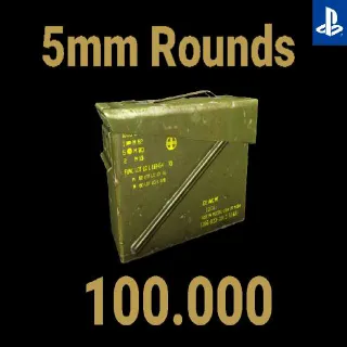 100k 5mm Rounds